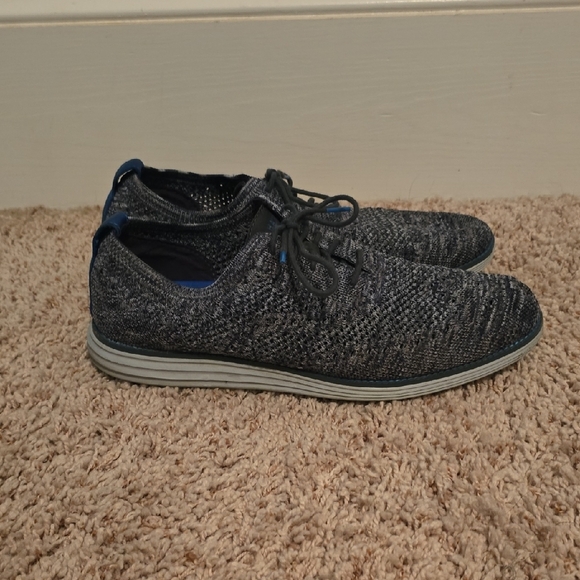 Cole Haan Men's Gray Knit Vented Casual Shoes Size 11.5 - Picture 1 of 9